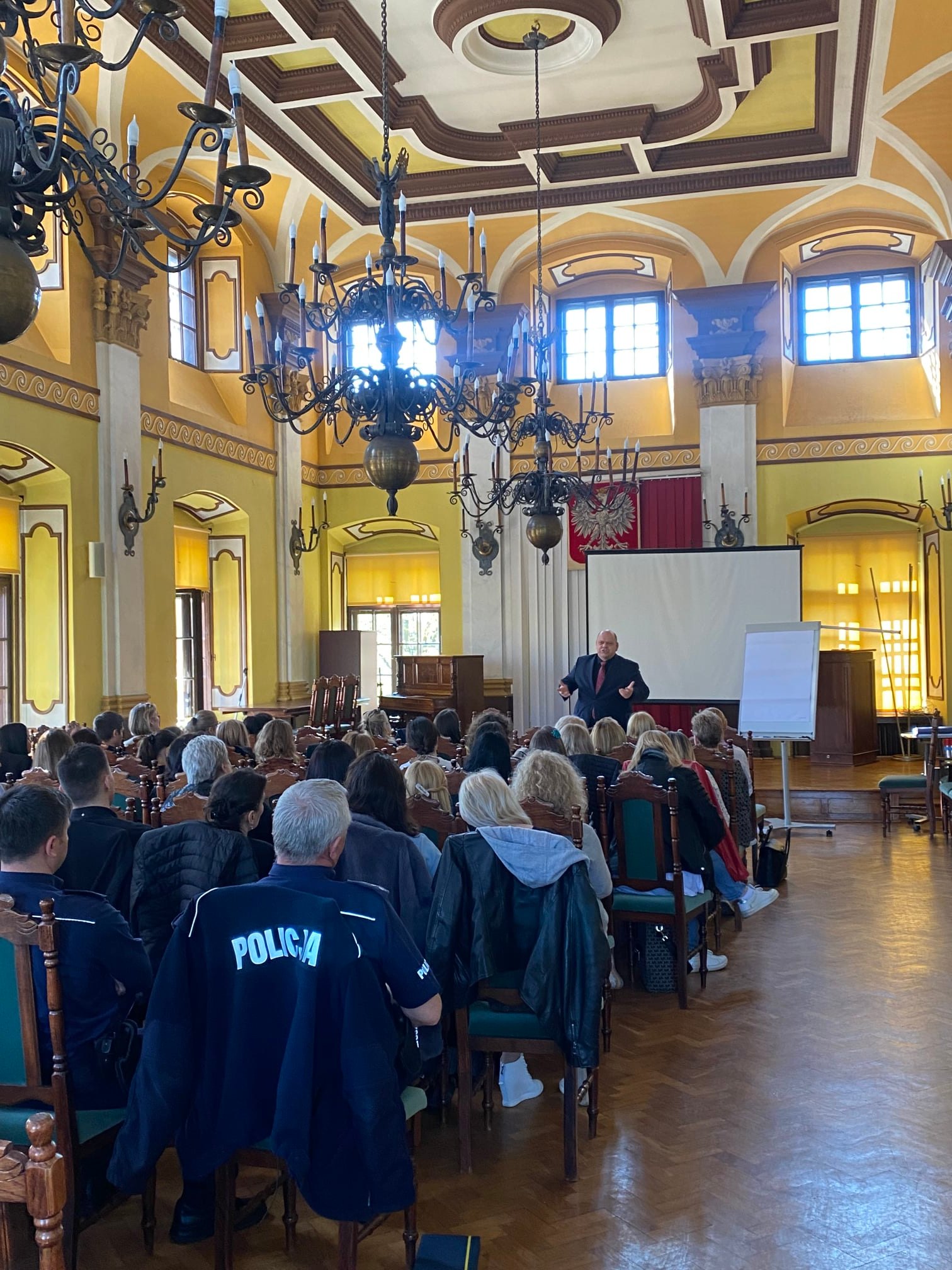 Zdjęcie: Szkolenie dotyczące przemocy, które prowadził Pan Wrona